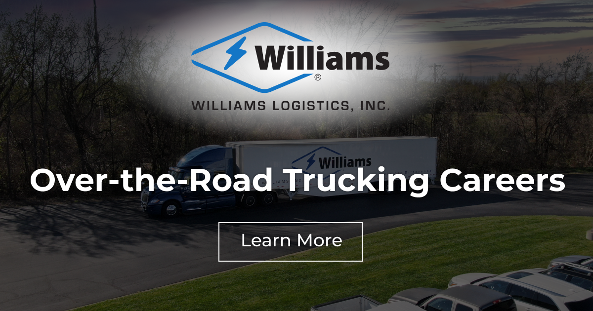 OvertheRoad Trucking Careers Williams Logistics