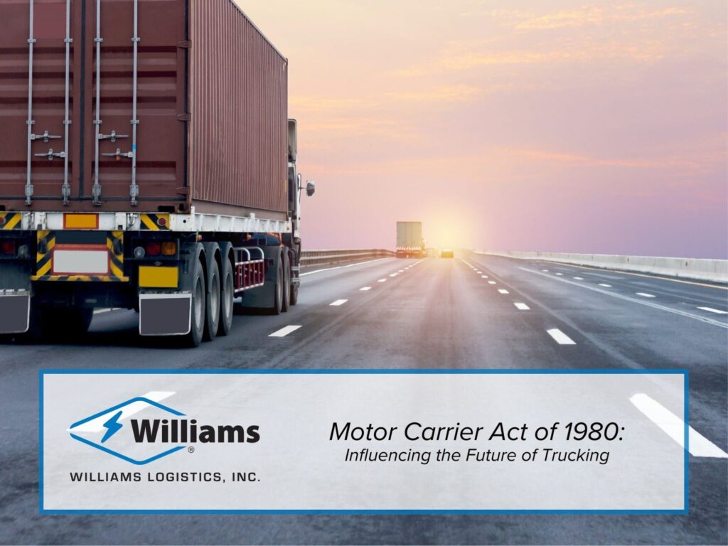 Motor Carrier Act of 1980: Influencing the Future of Trucking