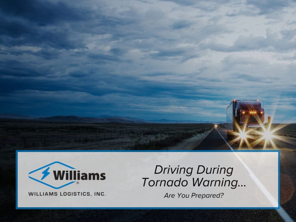 Driving During Tornado Warning… Are You Prepared?