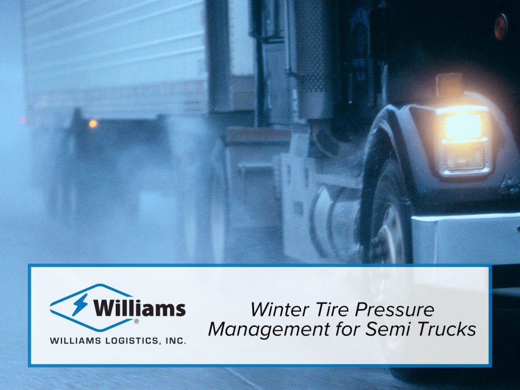 Winter Tire Pressure Management for Semi Trucks