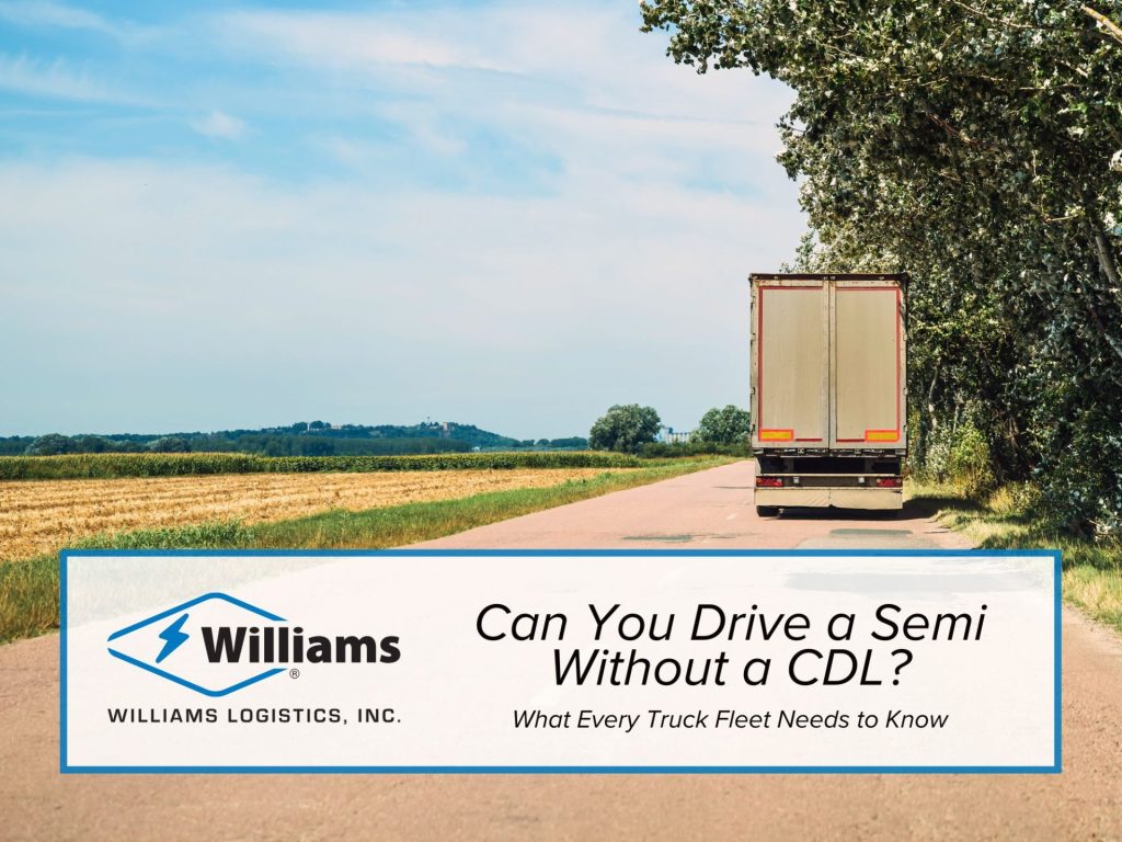 Can You Drive a Semi Without a CDL